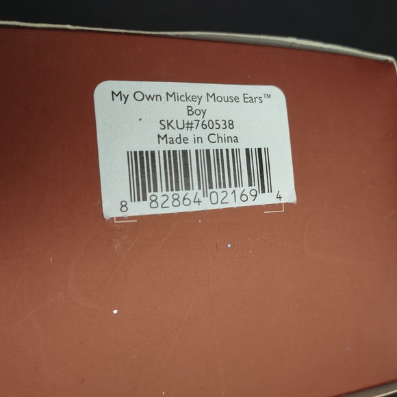 Disney My Own Mickey Mouse Ears "Boy" Christmas Tree Ornament - Picture 4 of 16